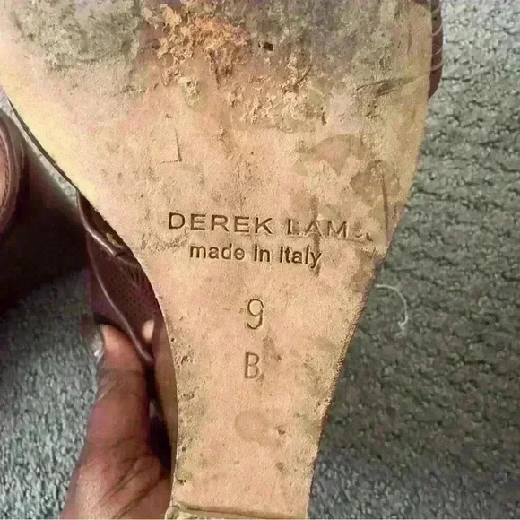 Derek lam Brooklyn leather wedge sandal. Size 9 wedge 45’’ made in Italy - Picture 6 of 6